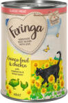 Feringa 24x400g Limitált kiadás: Feringa Classic Meat nyári menü gyöngytyúk & csirke nedves macskatáp