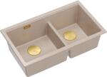 Quadron Logan chiuveta graniteq 76x45 cm bej HQL7645U2_PVDG1_U (HQL7645U2PVDG1U) Chiuveta