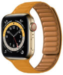 Techsuit - Óraszíj (W035) NŐKNEK - Apple Watch 1/2/3/4/5/6/7/8/9/10/SE/SE 2 (38/40/41/42mm) - Narancssárga