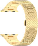 Techsuit - Óraszíj 35mm (W052) - Apple Watch 1/2/3/4/5/6/7/8/9/10/SE/SE 2/Ultra/Ultra 2 (42/44/45/46/49mm) - Arany