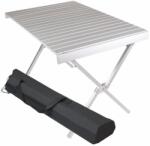 Garthen Masă de camping cu geantă, din aluminiu, gri, 108 x 71 x 72 (SC00263)
