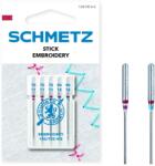 Schmetz Set combinat 5 ace de brodat, finete 75-90, Schmetz 130/705 H-E V3S