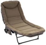  Sezlong de camping cu pernă, 175 x 65 cm, khaki (SC00259)