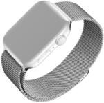Fixed Rögzített - Hálós Szíj 32mm - Apple Watch 1/2/3/4/5/6/7/8/9/10/SE/SE 2 (38/40/41/42mm) - Ezüst