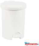  Szemetes kuka pedálos műanyag 15 literes kivehető tartállyal Curver fehér (53606)