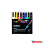  Dekormarker 0, 9-1, 3mm, Uni Posca PC-3M 8 db-os készlet (57198)