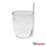  Írószertartó pohár műanyag, kerek Pilot átlátszó (30623)