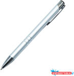 Channel Golyóstoll nyomógombos fém ezüst test, Channel, írásszín kék (60056)