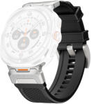 Techsuit - Óraszíj (W068) - Samsung Galaxy Watch Ultra 47mm - Fekete / Ezüst