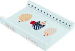 Sensillo Saltea de înfășat cu sistem de siguranță Sensillo - Hedgehogs, 70 cm, Mint (SILLO-12390) Saltea de infasat