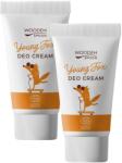 Wooden Spoon Set - Deodorant cremă Young Fox, 2 х 40 ml