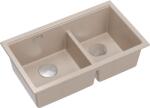 Quadron Logan graniteq mosogató 76x45 cm bézs HQL7645U2_BS_U (HQL7645U2BSU)