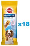 PEDIGREE DentaStix (közepes fajták) fogászati csemegék kutyáknak 54 db. - 18x77g
