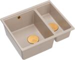 Quadron Logan graniteq mosogató 55x46 cm bézs HCQL5646U2-C1_U