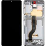 Samsung GH82-31430A Gyári Samsung Galaxy S20 Plus OLED kijelző érintővel Szürke kerettel előlap (GH82-31430A)