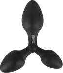 Black Velvets - dop anal triplu - silicon negru (50051080000)