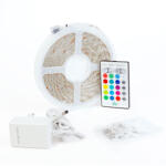 PHENOM Magic RGB LED szalag szett, 5 méter, adapterrel és 24 gombos vezérlővel, IP65 (55862)