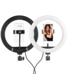 Triopo 26cm LED Körfény - 3200-5500K Körlámpa Ringlight