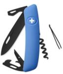 SWIZA D03 Allblack Standard Cuțit Blue