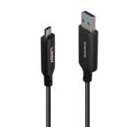 Lindy Cablu activ optic USB 3.1 Gen1-A la USB type C T-T 10m, Lindy L43395 (L43395)