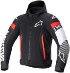 Alpinestars Jacheta moto Alpinestars Zaca Air Waterproof negru-alb-rosu fluo (AIM100-1087)