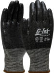 G-Tek G-TEK PolyKor kötött, szilikon mártott munkavédelmi kesztyű - Fekete - 08/M (GTEK-16-473-EN-8)