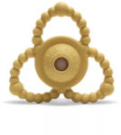  Lorelli Természetes szilikon csörgő-rágóka - Yellow - babyshopkaposvar