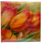 P&O Tulipános könyvkötésű bedugós fényképalbum - 200 db 10x15 cm képhez (BBM46200-WH-201-220-353TULIPAN)