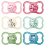 MAM Játszócumi Air, megújult! szilikon lapított (méret: 2) 6+ hó - diaper