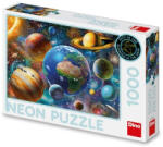 Dino puzzle neon világítós Planéták 1000 db (DI541344)
