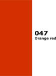  047 ORACAL 641 Orange red Narancs vörös Öntapadós Dekor Fólia Tapéta Vinyl Fényes Matt