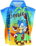 Sega Sonic a sündisznó Chillin' strandtörölköző poncsó 55x110 cm Nr2