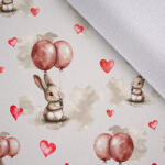 Takoy Tavaszi softshell prémium nyuszi rózsaszín lufikkal