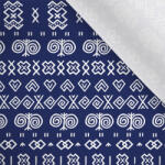 Takoy Matt anyag fürdőruhákhoz, fitnesz ruházathoz Csicsmány minta kék