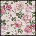 PAW Papírszalvéta 33x33 cm 3 rétegű 20 lap/csomag - Rózsák pompája krém