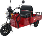 SKY JET Tricicleta electrica SKY JET Ecopikap Master putere 2500 W 72V 32 AH viteza 25 km/h autonomie 45 km fara permis culoare rosu (ECOPIKAPMASTER-Rosu) - agropro