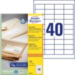 Avery Zweckform Avery univerzális újrahasznosított címkék 48, 5 x 25, 4 mm (LR3657)