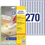 Avery Zweckform Avery univerzális visszaszedhető címke 17, 8 x 10 mm (L4730REV-25)