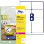 Avery Zweckform Avery visszaszedhető időjárásálló fehér poliészter címke 99, 1 x 67, 7 mm (L4715REV-20)
