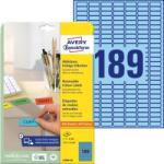 Avery Zweckform Avery univerzális visszaszedhető kék címke 25, 4 x 10 mm (L6048-20)
