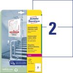 Avery Zweckform Antimikrobiális visszaszedhető fóliacímke 210x148mm fehér (L8002REV-10)