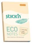 Stick'n Eco Note-Öntapadó jegyzettömb, 76x50mm, barack, 100 lap (21741)