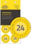 Avery-Zweckform Avery eltávolíthatatlan öntapadó plakett 2024 év-hónapokkal Ø 30 mm - citromsárga (6946-2024)
