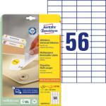 Avery Zweckform Avery univerzális visszaszedhető címke 52, 5 x 21, 2 mm (L6027REV-25)