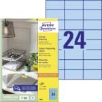 Avery Zweckform Avery univerzális címke - kék 70 x 37 mm (3449)