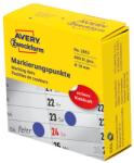 Avery Zweckform Avery öntapadó jelölőpont adagoló dobozban- kék 10 mm (3853)