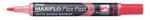 Pentel táblamarker hajlékony hegyű Maxiflo FlexF 1-5 mm - piros (MWL5SBF-BX)