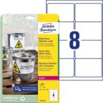 Avery Zweckform Avery időjárásálló fehér poliészter címke 99, 1 x 67, 7 mm (L4715-20)