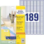 Avery Zweckform Avery öntapadó mini címke 25, 4 x 10 mm (L7658-25)