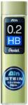 Pentel irónbél AIN Stein HB 0, 2 mm, 20 szál/tubus (C272W-HB)